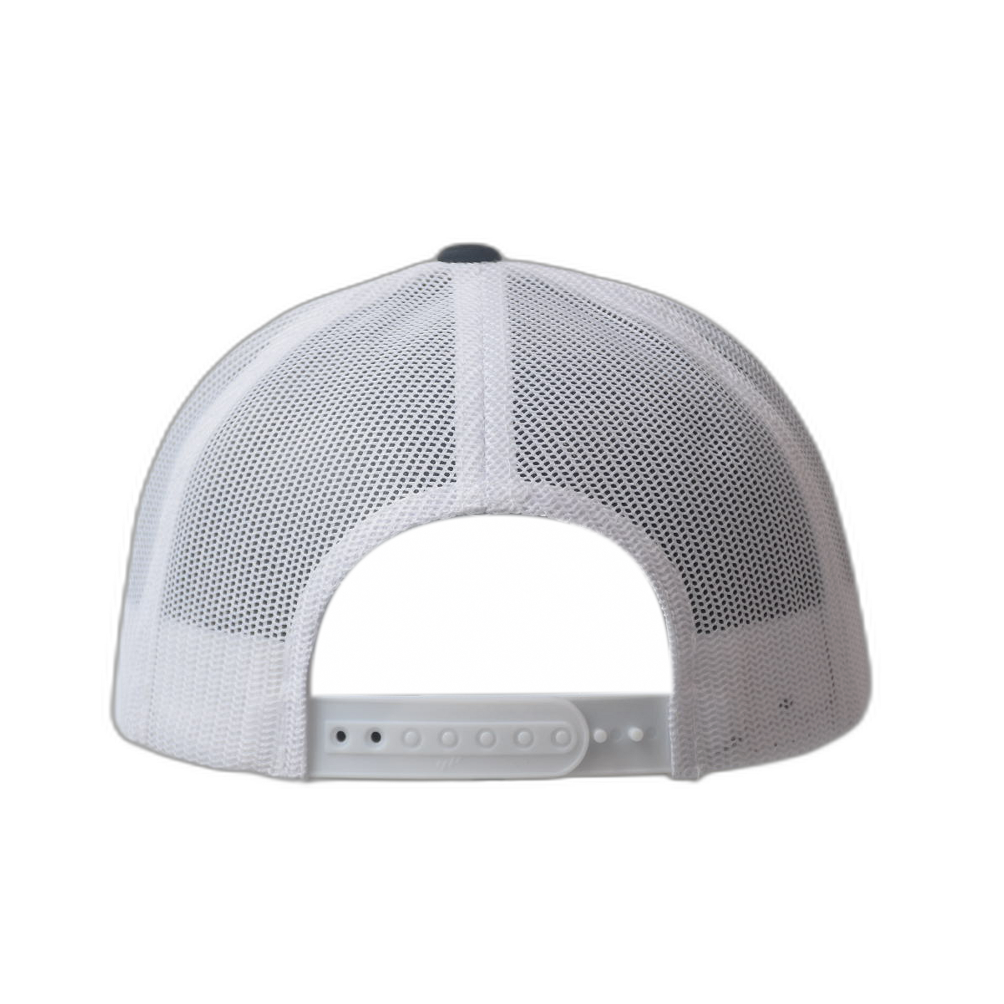 Casquette Trucker PEACE Bicolore Noire Blanche - Logo Blanc
