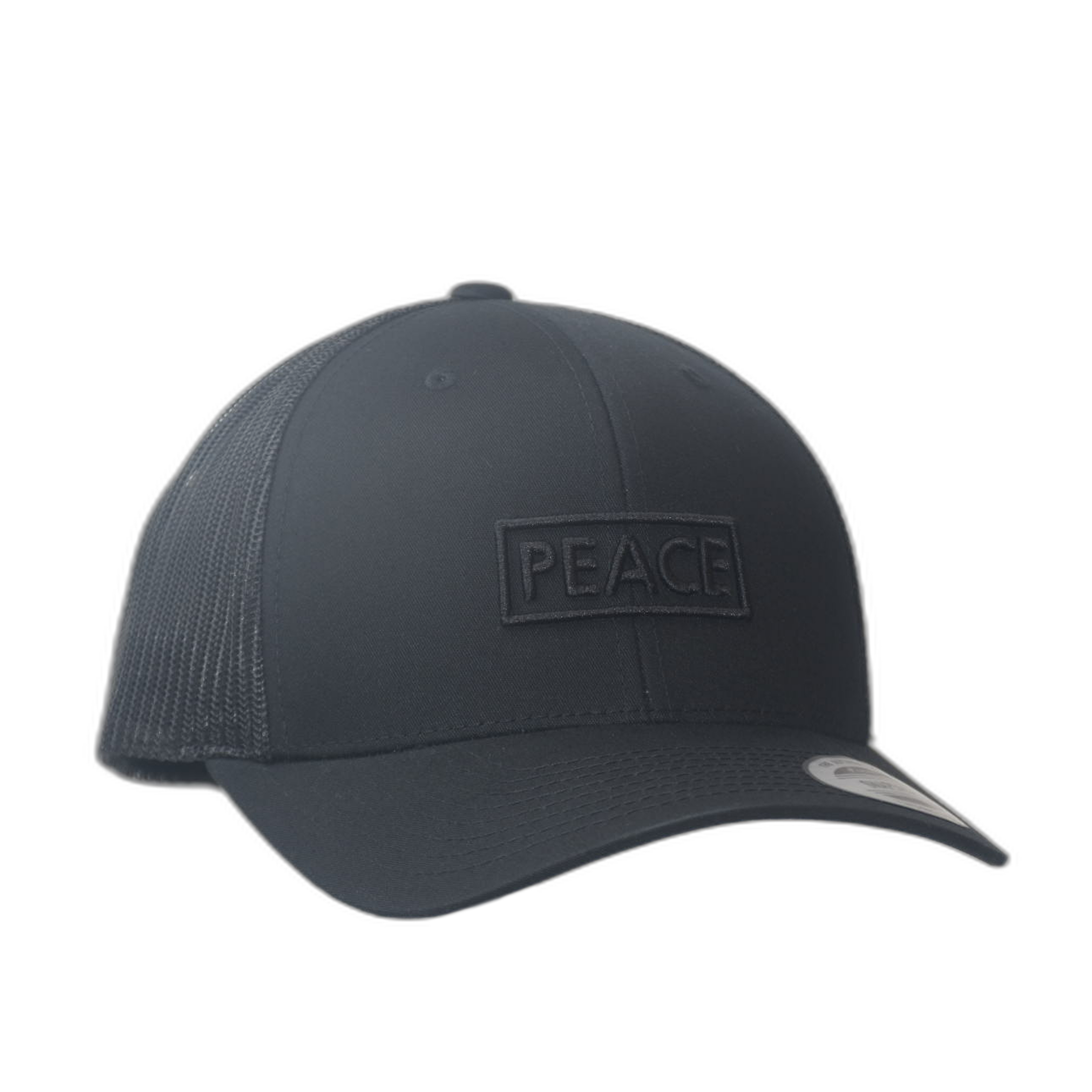 Casquette Trucker PEACE Uni Noire - Logo Noir
