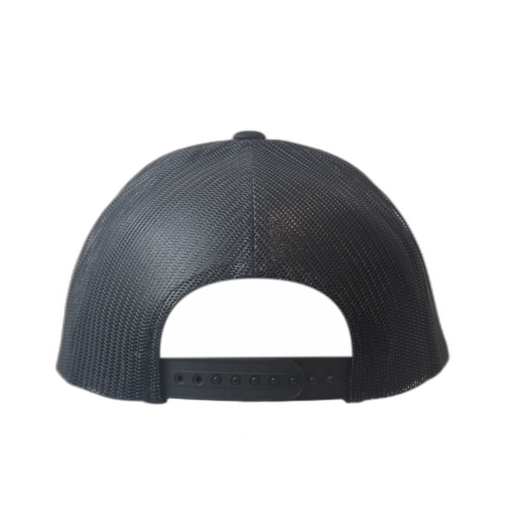 PEACE Trucker Cap Uni Black - Black Logo