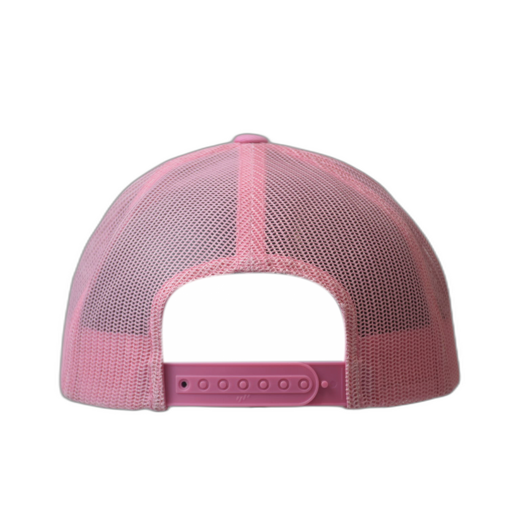 Casquette Trucker PEACE Uni Rose - Logo Noir