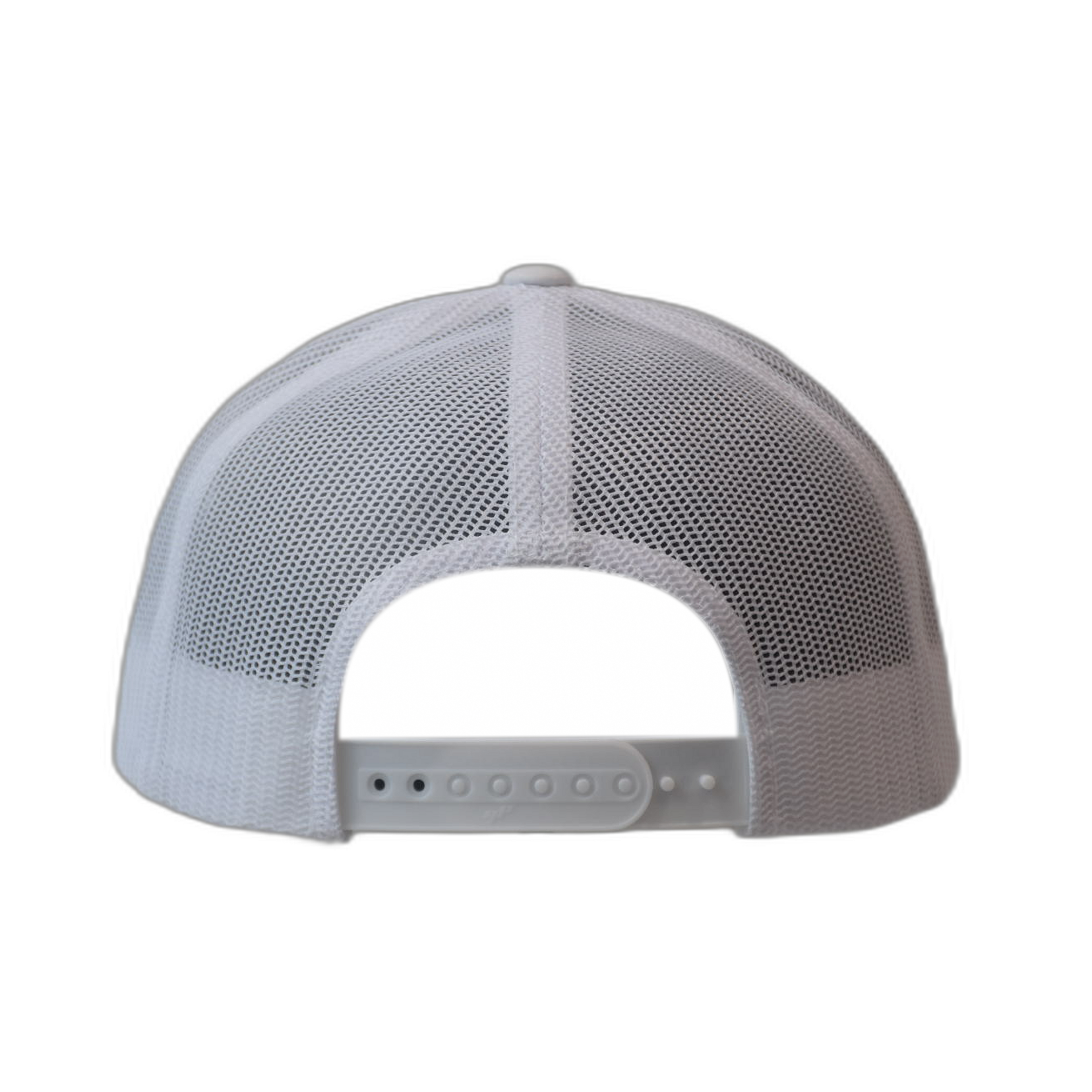 Casquette Trucker PEACE Uni Blanche - Logo Noir
