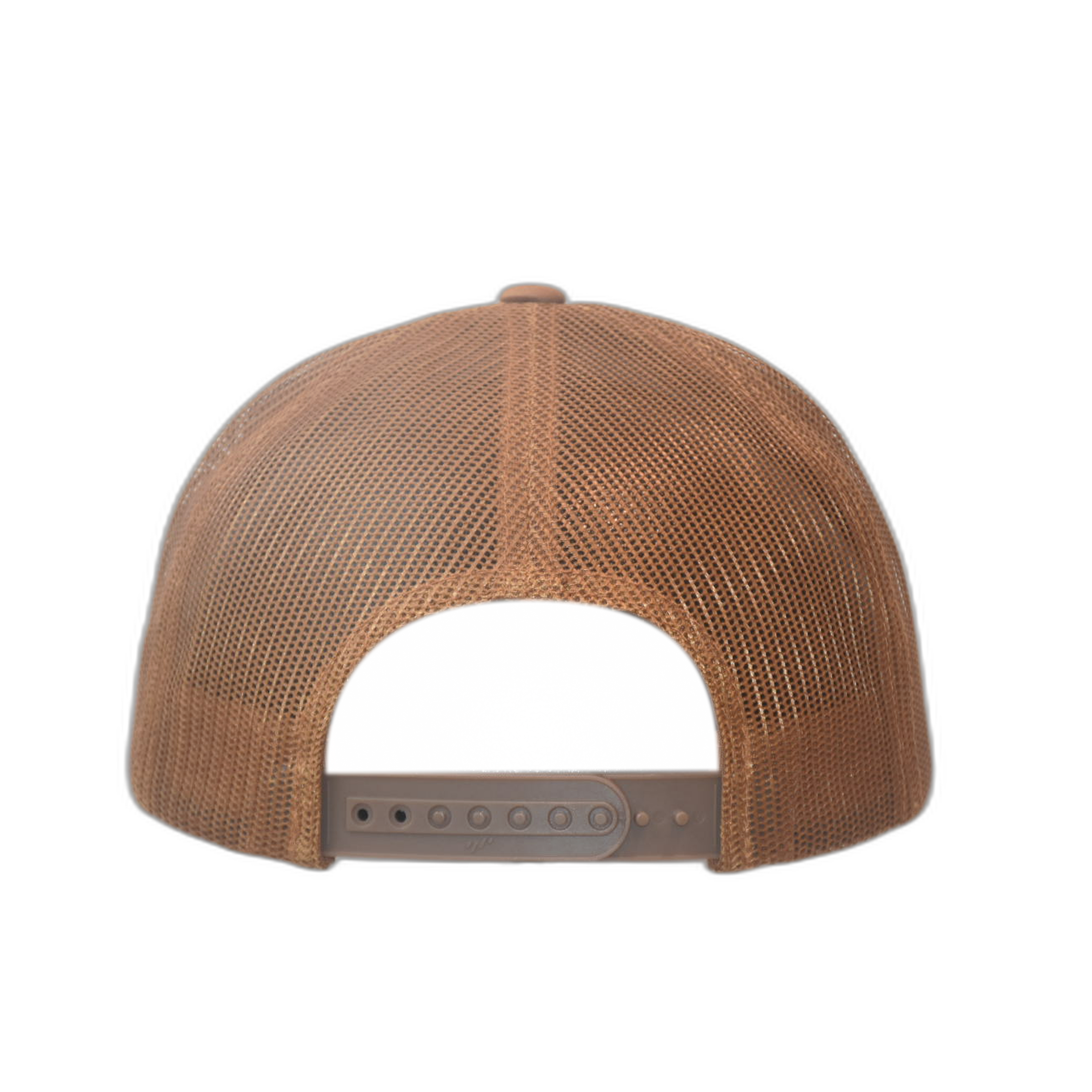 Casquette Trucker PEACE Uni Marron - Logo Blanc