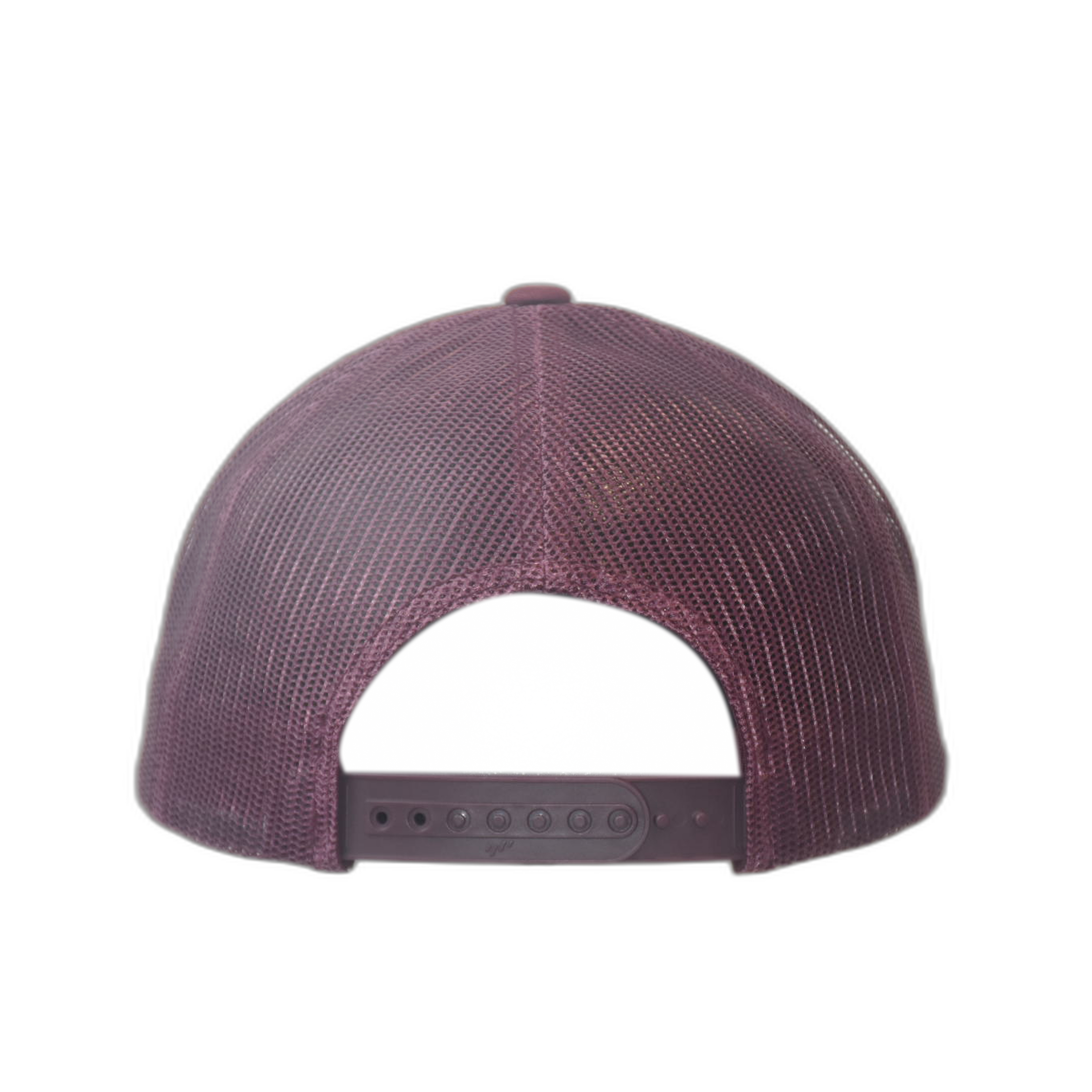 Casquette Trucker PEACE Uni Bordeaux - Logo Blanc