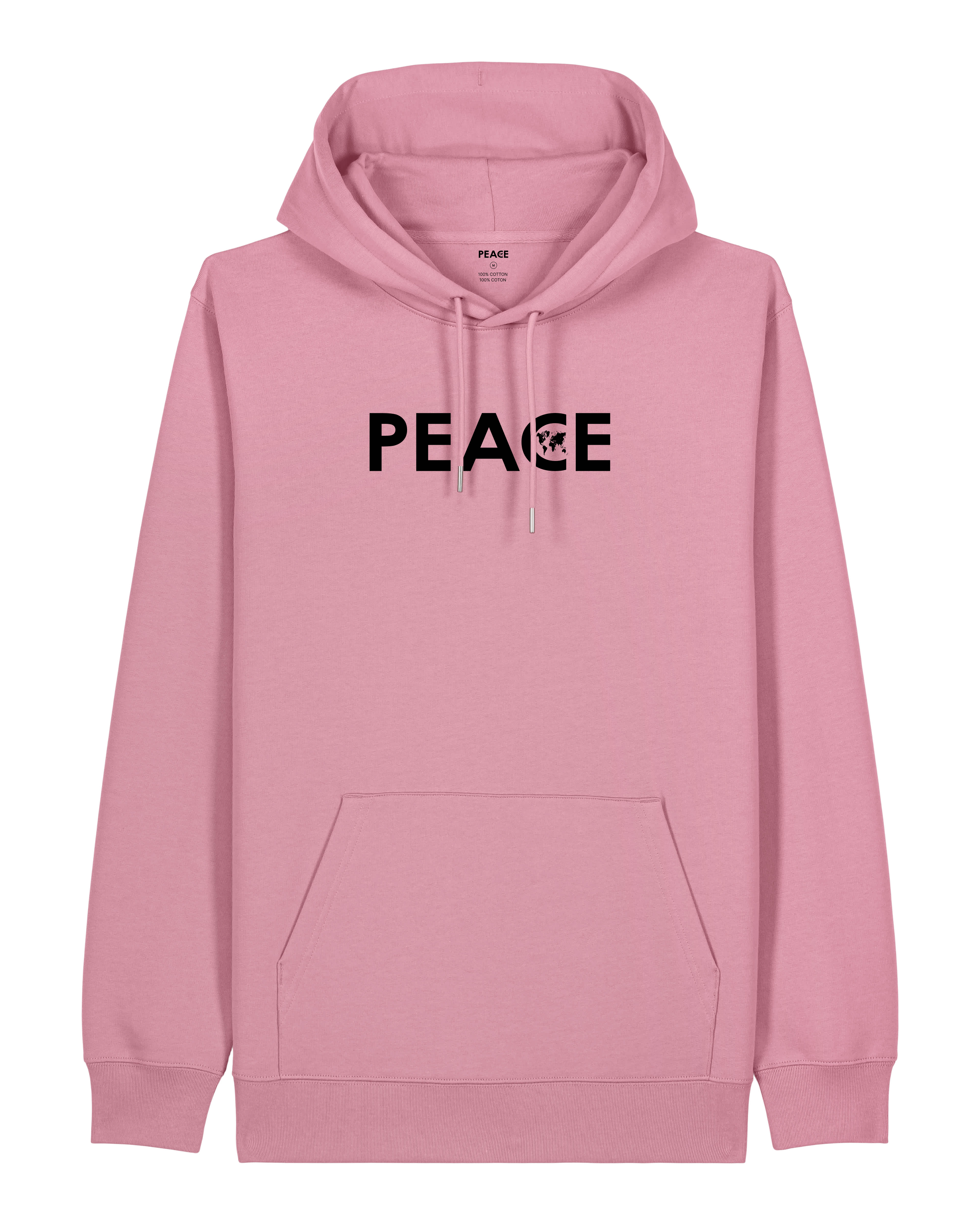 Hoodie PEACE Classic Lilac Dream - Black Logo