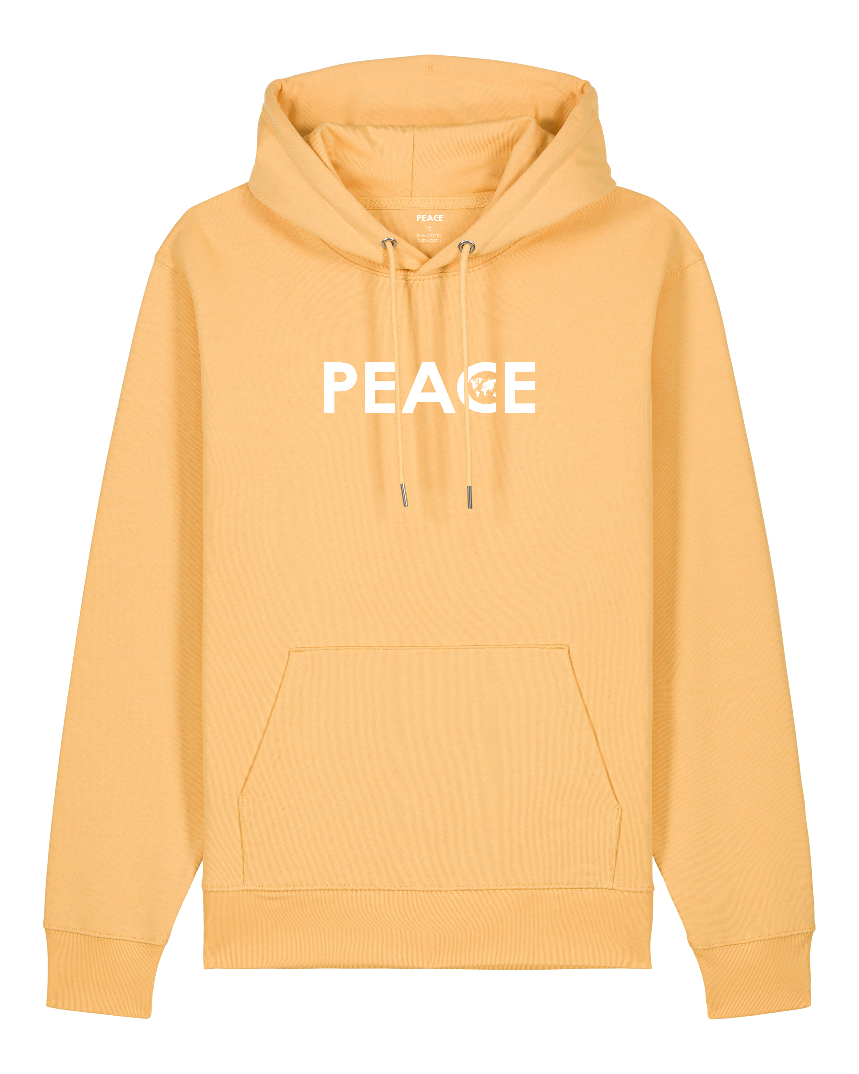 Sweat à Capuche PEACE Classic Nispero - Logo Blanc