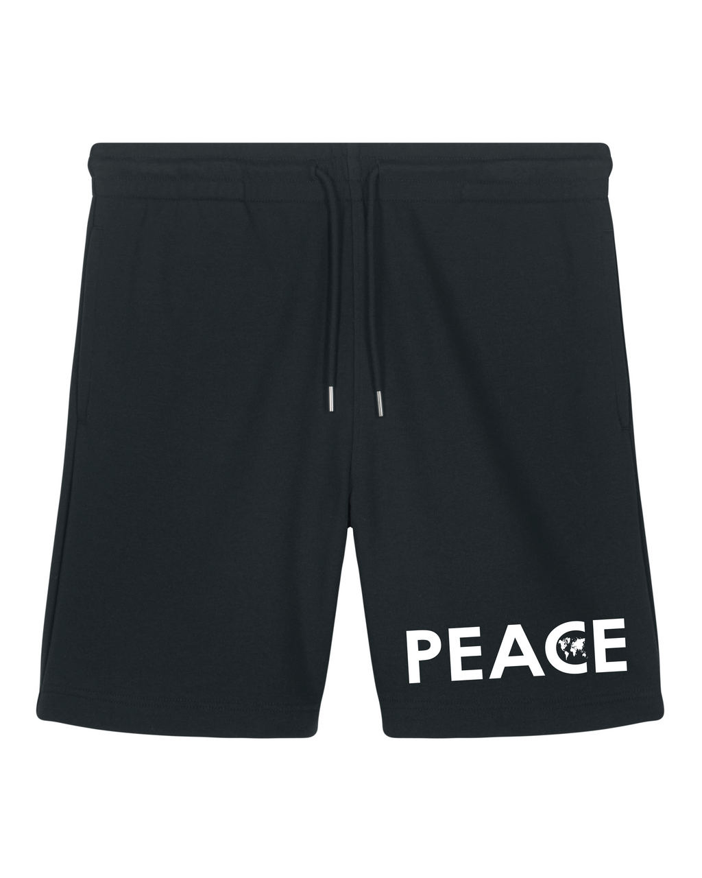 Short PEACE Classic Noir - Logo Blanc