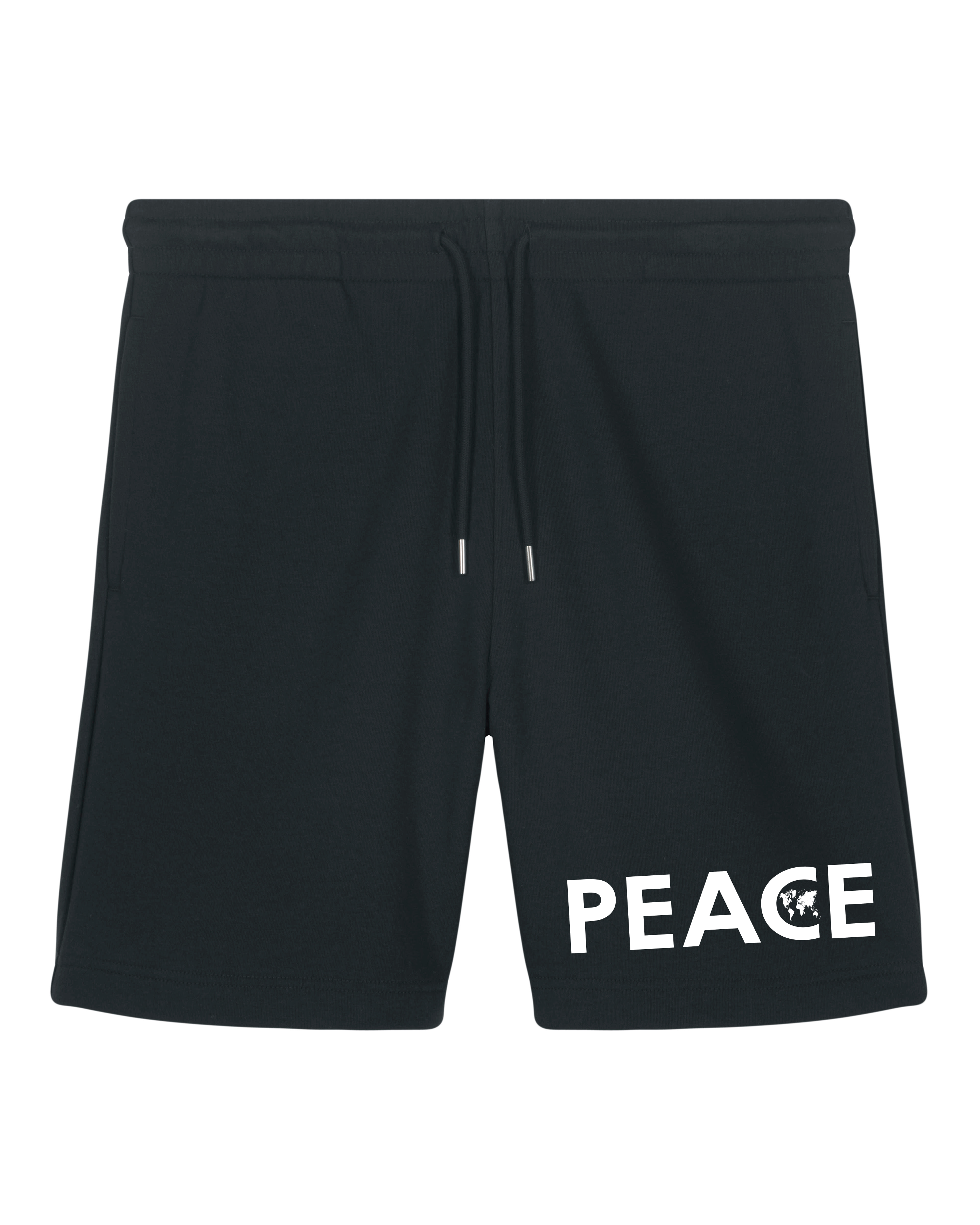Short PEACE Classic Noir - Logo Blanc