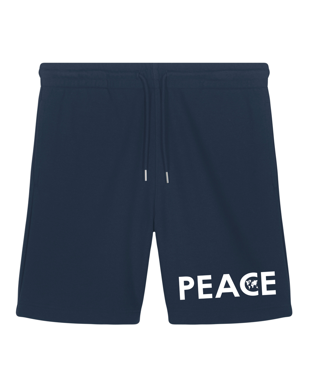 Short PEACE Classic Bleu Marine - Logo Blanc