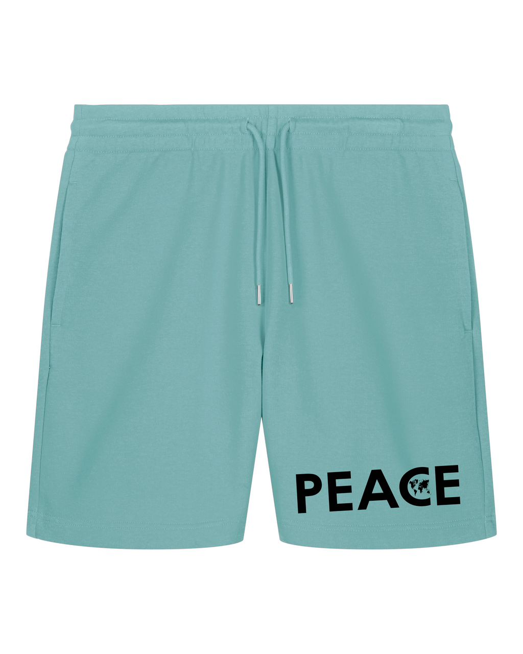 Short PEACE Classic Turquoise - Logo Noir