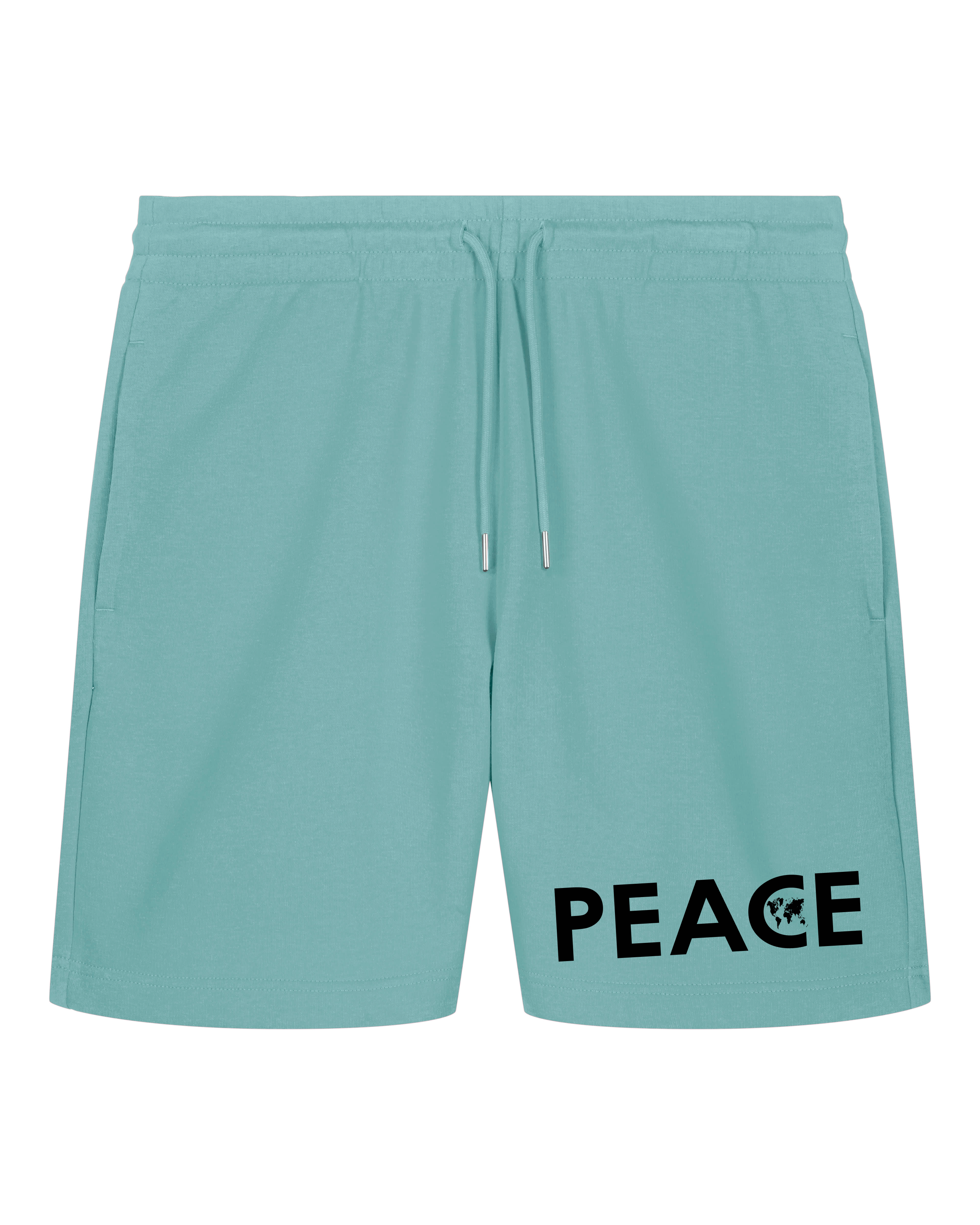 Short PEACE Classic Turquoise - Logo Noir