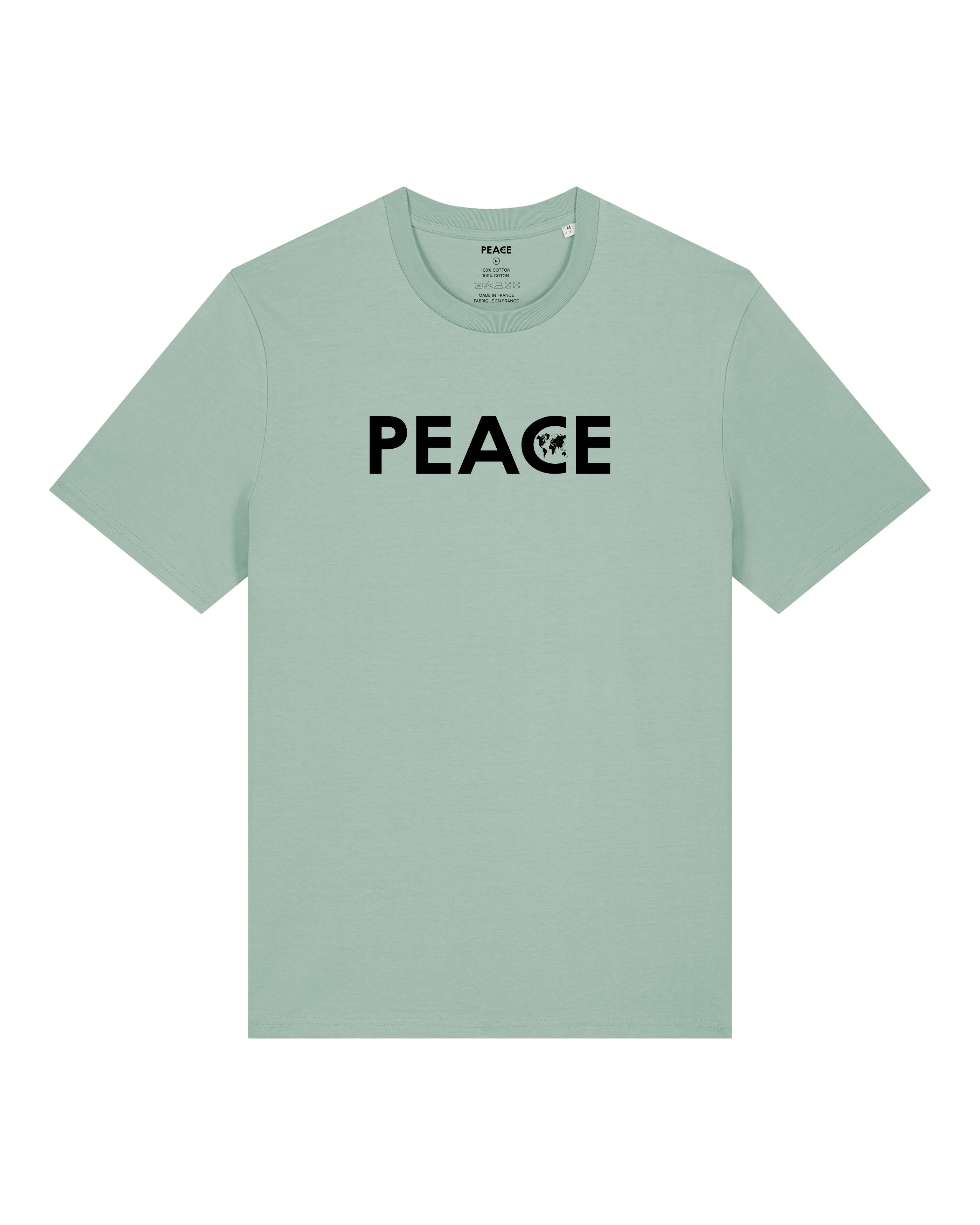 T-Shirt PEACE Classic Aloe - Black Logo