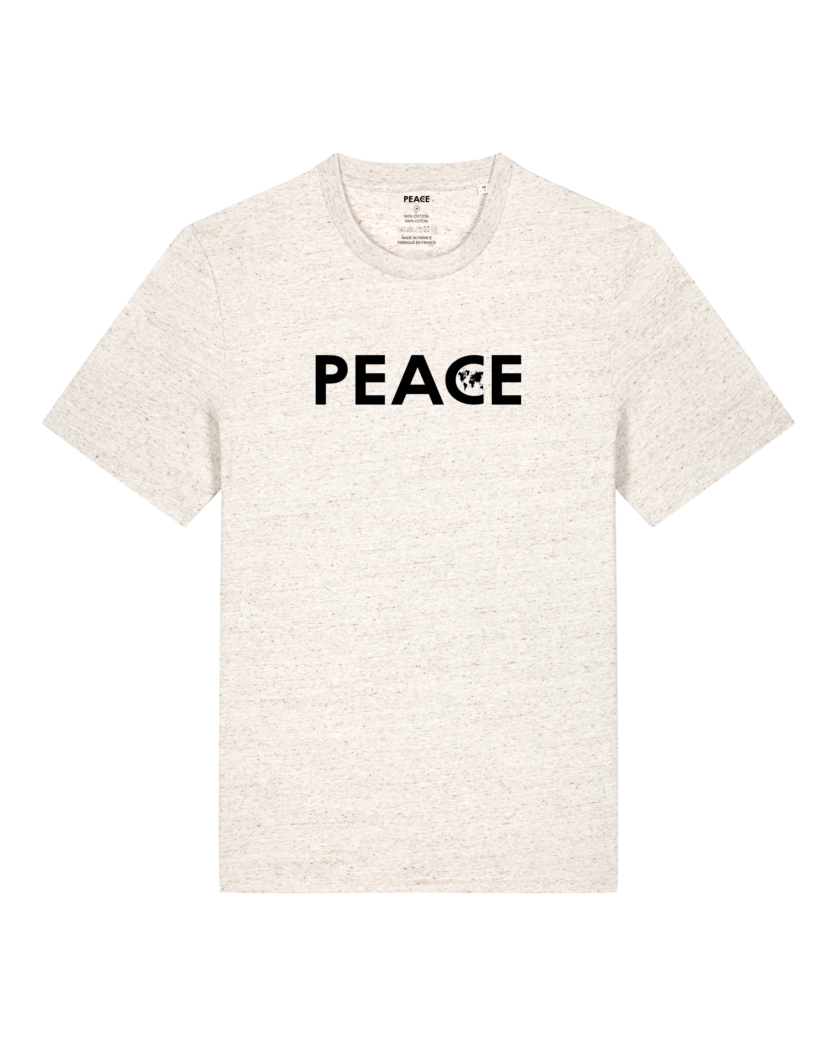 T-Shirt PEACE Classic Eco Heather - Black Logo
