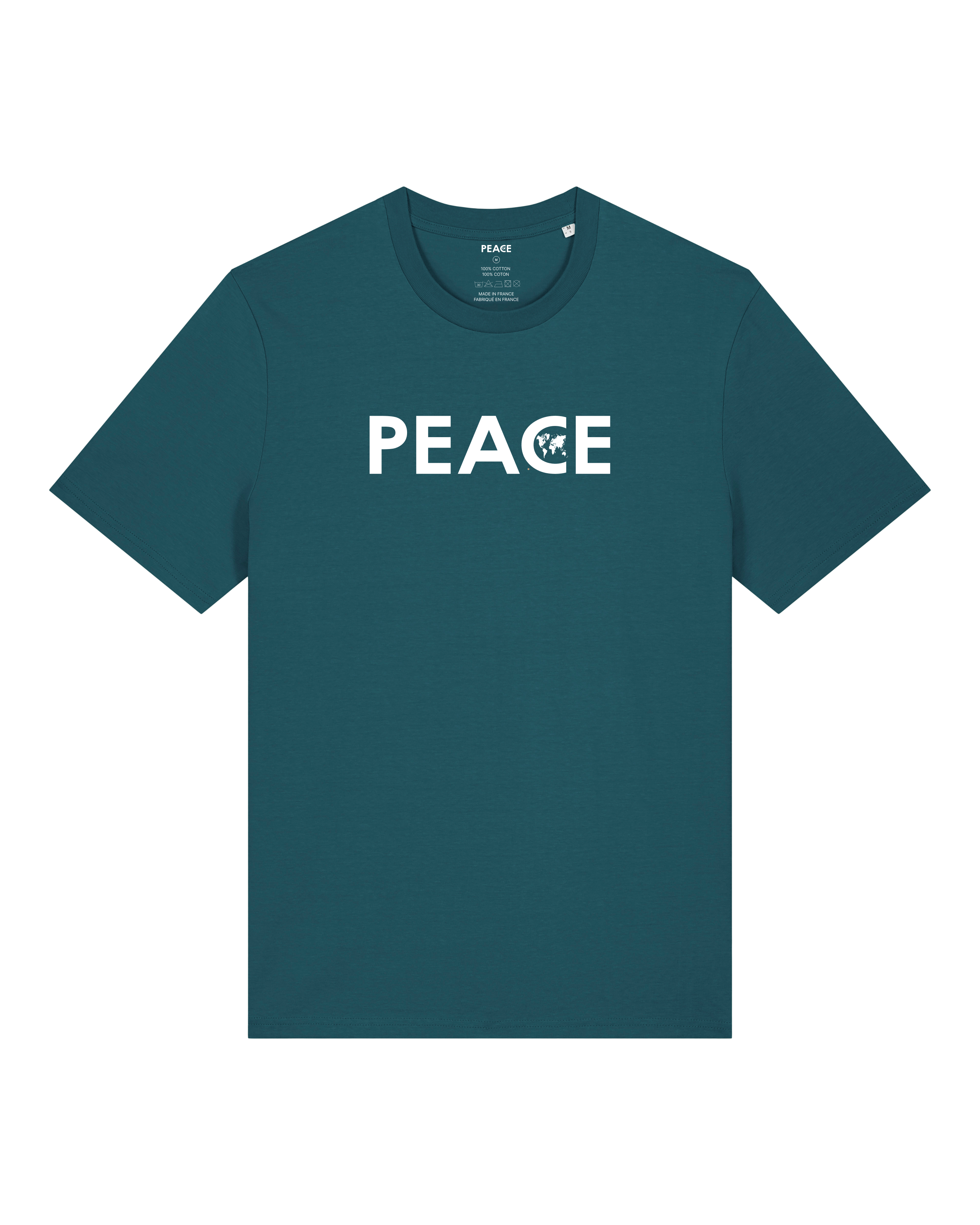 T-Shirt PEACE Classic Uni Stargazer - White Logo
