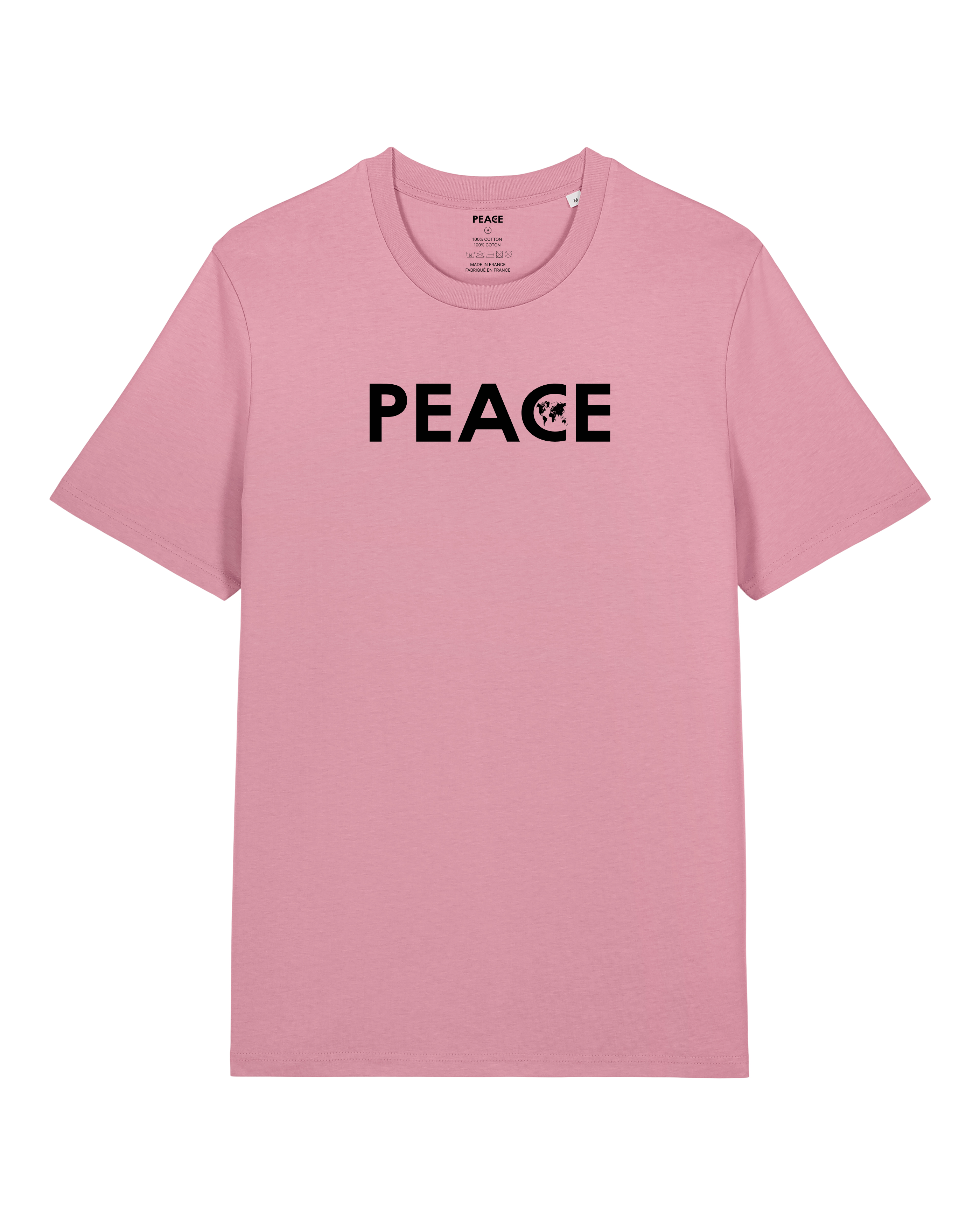 T-Shirt PEACE Classic Uni Lilac Dream - Black Logo