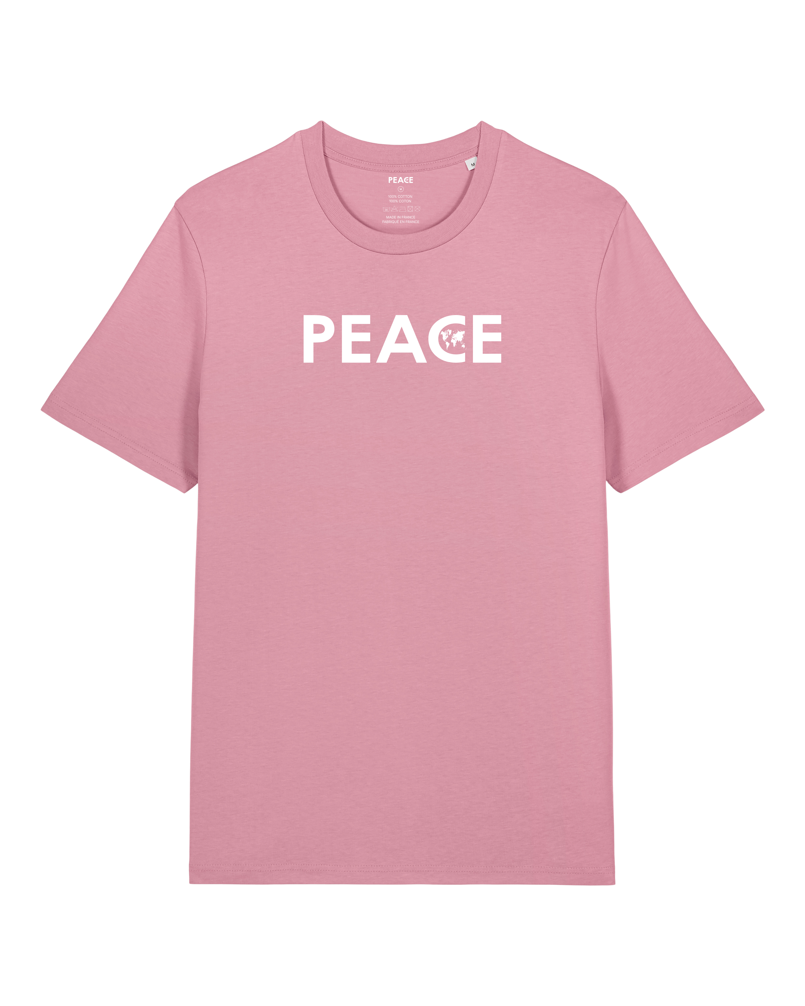 T-Shirt PEACE Classic Uni Lilac Dream - White Logo